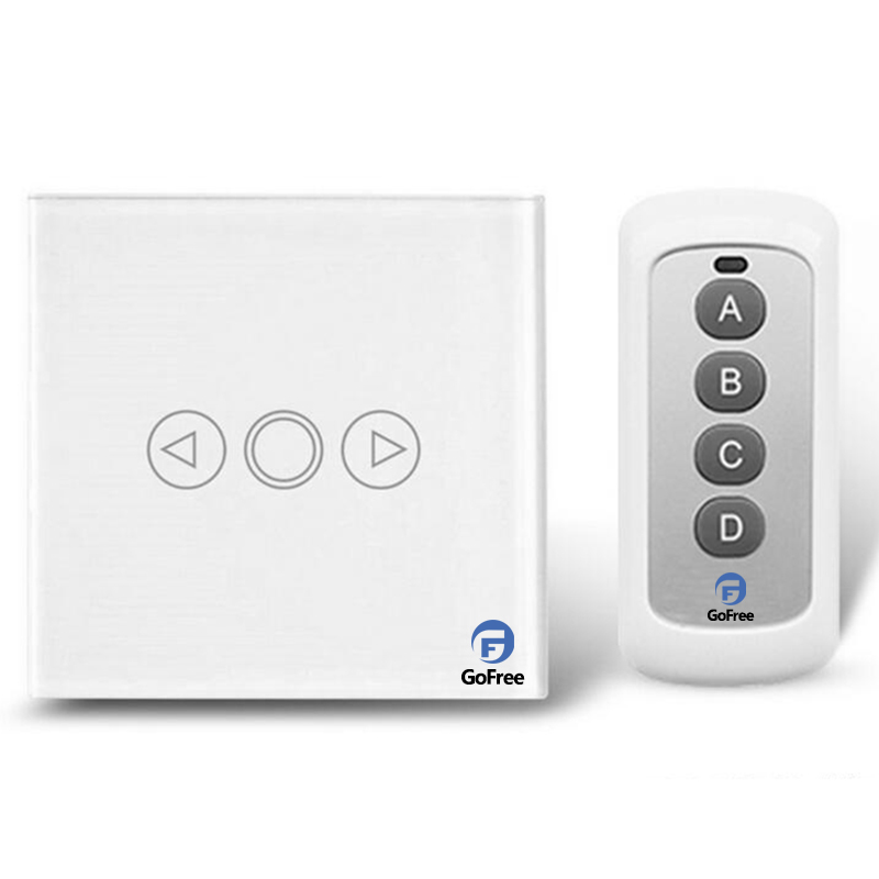 Luxury Glass Panel Touch Dimmer Smart Home Remote LED Switch – White